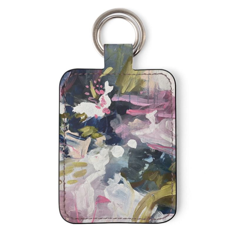 Leather Key Ring "Falling Awake"