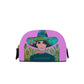 Leather Makeup Bag "Cactus Flower"