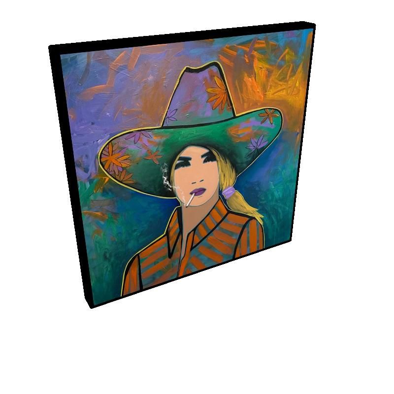 "Time for a Ciggy" Canvas Print