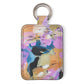 Leather Key Ring "Paper Roses"